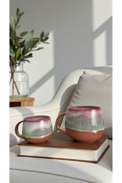 Desert Bloom S Mug & Porselen (Seramik) El Yapımı Kupa