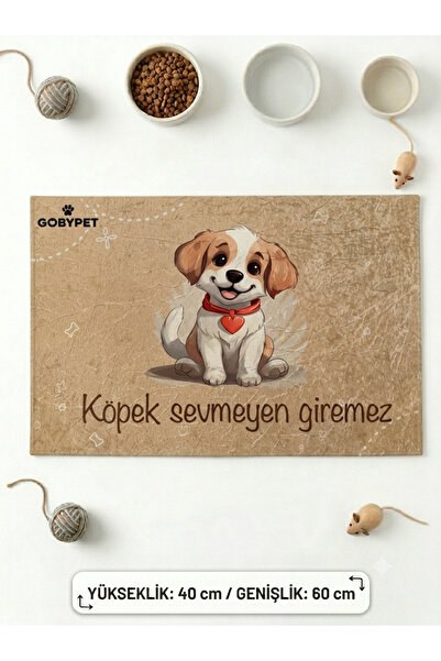 BONYPET KEDİ VE KÖPEK MAMA KABI ALTI VEYA KAPI PASPASI 40*60 cm