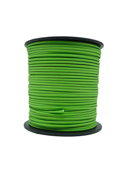 PARACORD Bileklik,Outdoor ve Hobi İp 4 mm Yeşil 5 Metre