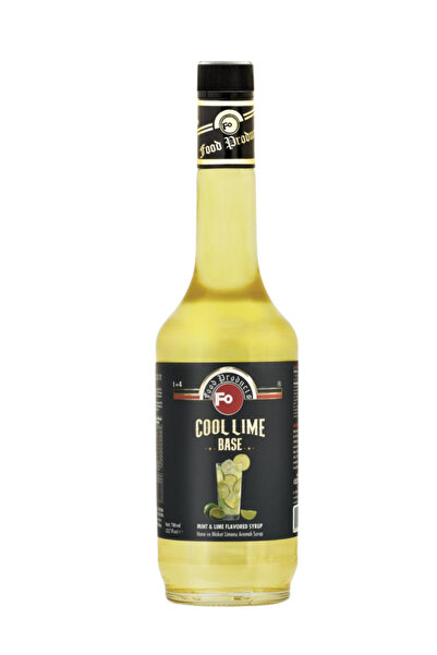 FO Nane ve Misket Limonu Aromalı Baz Şurup 700 ml x 4 Adet Cool Lime Base