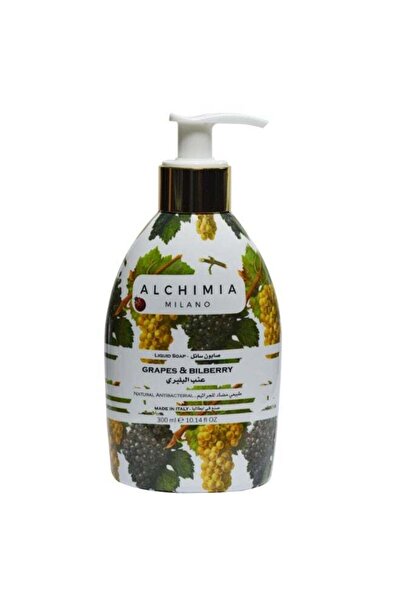 Alchimia Natural Antibacterial Liquid Soap Grape & Bilberry 300ML| Antioxidan...