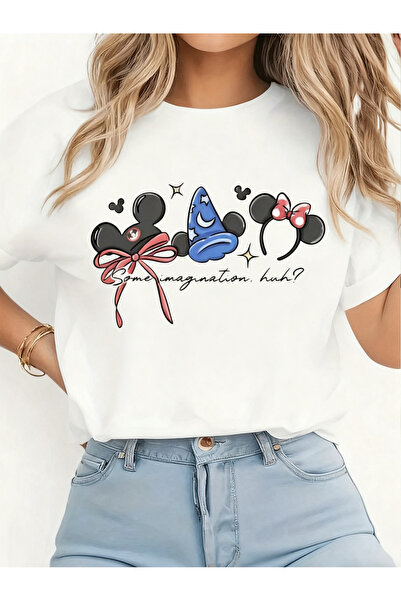 SAUDI DISNEYLAND disneyland Men and Women's 100% Cotton T-Shirt - Oversized C...
