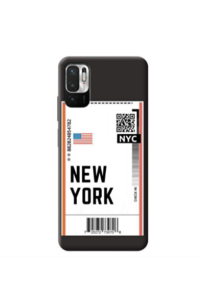 Other Xiaomi Redmi Note 10 Pro 5G New York NYC Black Colored Silicone TPU Θήκη