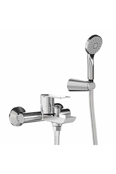 BOET INOA Baterie de cadă cromată cu set de duș inclus