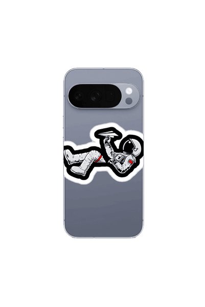 Other Google Pixel 10 Pro XL Astronaut flies a plane Transparent Silicone TPU...