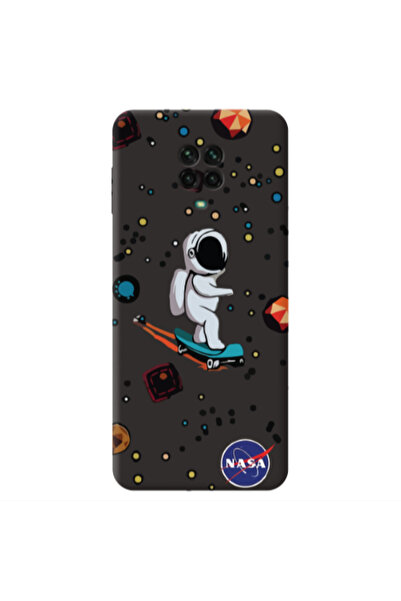 Other Xiaomi Redmi Note 9 Pro Astronaut with skateboard Black Colored Silicon...