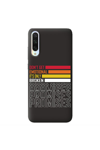 Other Xiaomi Mi 9 Lite Dont Get Emotional Black Colored Silicone TPU Θήκη