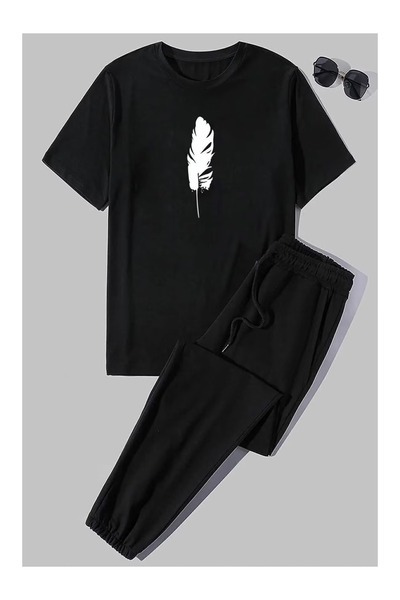 bellanova Unisex Oversize Σετ με Σορτς και Κοντομάνικο T-shirt, Άνετη Εφαρμογ...