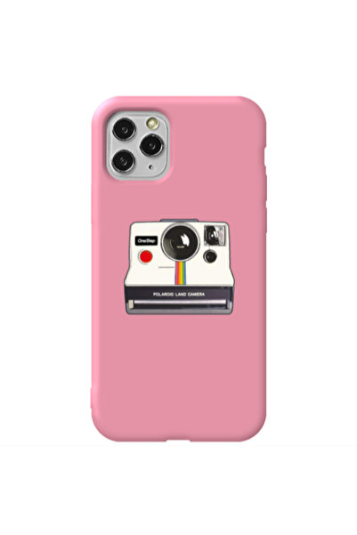 Other Apple iPhone 11 Pro Polaroid land camera Pink Colored Silicone TPU Θήκη