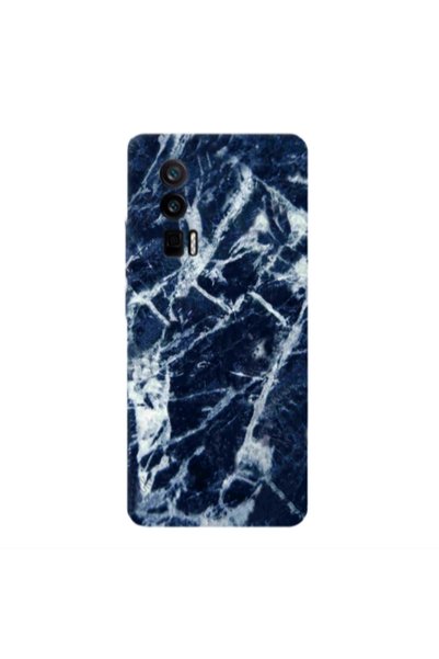 Other Xiaomi Poco F5 Pro Marble Cracked Purple Transparent Silicone TPU Θήκη