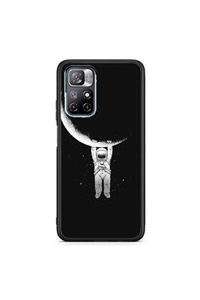 Other Xiaomi Poco M4 Pro 5G Swinging on the moon Black Glossy Θήκη