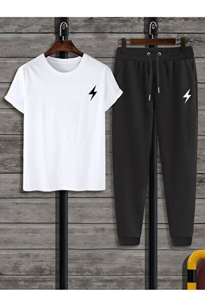 bellanova Hanangiyim Unisex Oversize Shorts Set Short Sleeve T-Shirt Comforta...