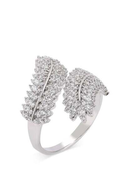 neslyaccessories Işıltılı Ayarlanabilir Silver Yüzük