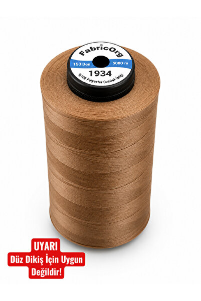 fabricorg Bükümsüz Renkli Ev & Sanayi Tipi Overlok & Piko Muz İpliği 1 Adet (...