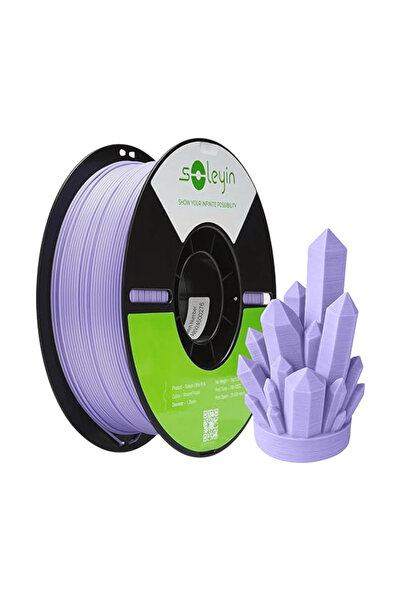 Creality Soleyin Ultra PLA Badem Mor Filament 1.75 mm. 1Kg.