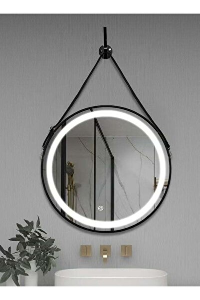 Generic Round Bathroom Mirror with Led Light Wall Mounted Vanity Mirror Smart...