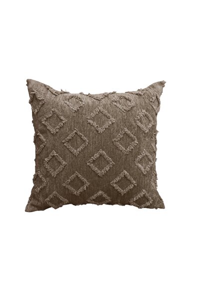 HEYTGAH Single Pom-Pom Cushion Cover _Double-Sided Luxury Fringed Cushion Cov...
