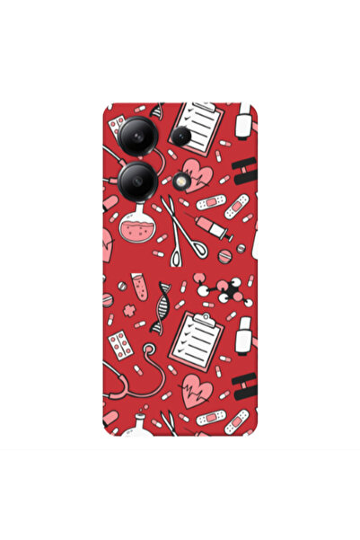 Other Xiaomi Redmi Note 13 4G Laboratory Red Colored Silicone TPU Θήκη