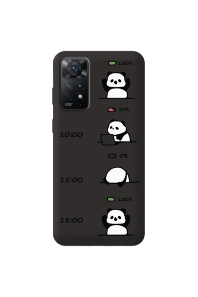 Other Xiaomi Redmi Note 11 4G My situation at work Black Colored Silicone TPU...