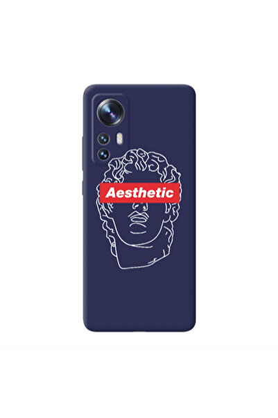 Other Xiaomi Mi 12 Pro Aesthetic Dark blue Colored Silicone TPU Θήκη