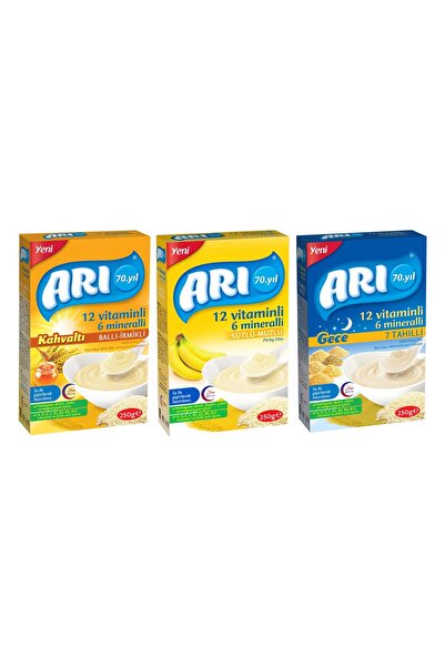 Arı Mama Pirinç Unu 250 gr 3 lü Karma Paket