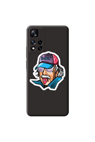 Other Xiaomi Redmi Note 11 Pro 5G Einstein Black Colored Silicone TPU Θήκη