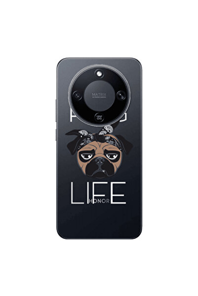 Other Honor Magic 8 Lite Pug Life Transparent Silicone TPU Θήκη