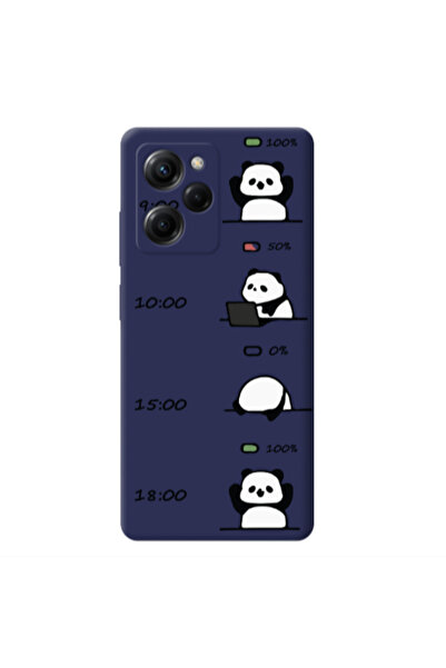 Other Xiaomi Poco X5 Pro My situation at work Dark blue Colored Silicone TPU ...