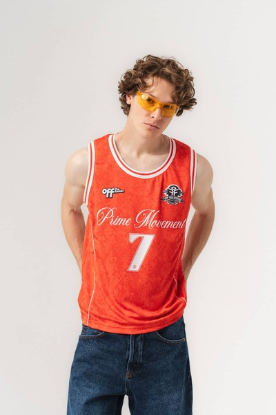 go gang own Prime 7 Crew Neck Sleeveless Jersey Zero Sleeve Oversize T-Shirt