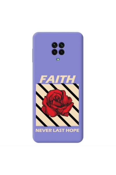 Other Xiaomi Redmi Note 9 Pro Faith Never Last Hope Purple Colored Silicone T...