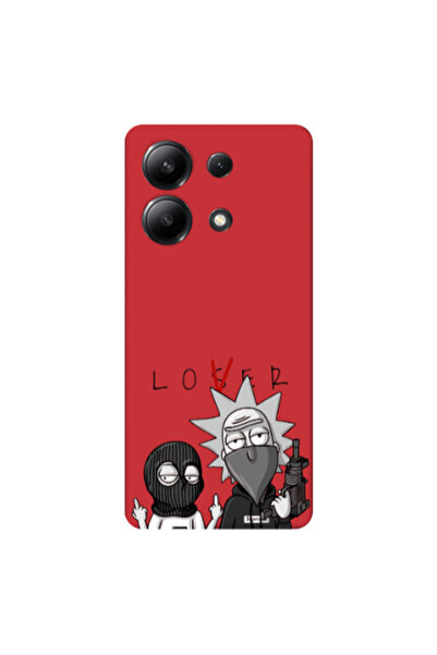 Other Xiaomi Redmi Note 13 4G Rick Loser Red Colored Silicone TPU Θήκη