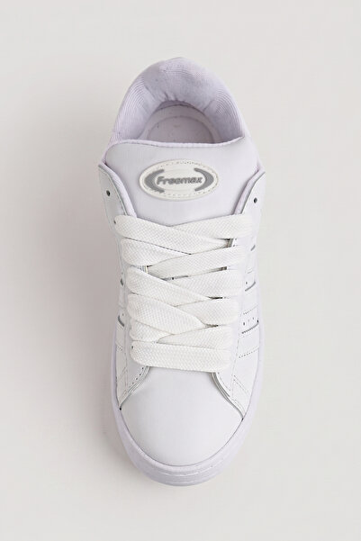 Freemax Stitched Sole Insoles Guaranteed Sneaker Sports Shoes Cmp88 White