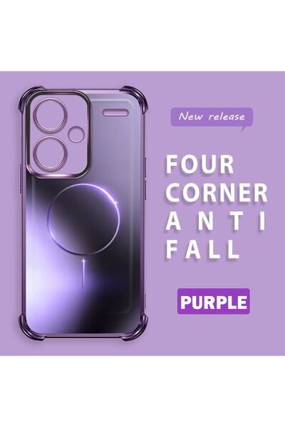 CASEVIBE Redmi Note 13 Pro Plus 5G Uyumlu Dört köşe hava yastıklı geçişli ren...