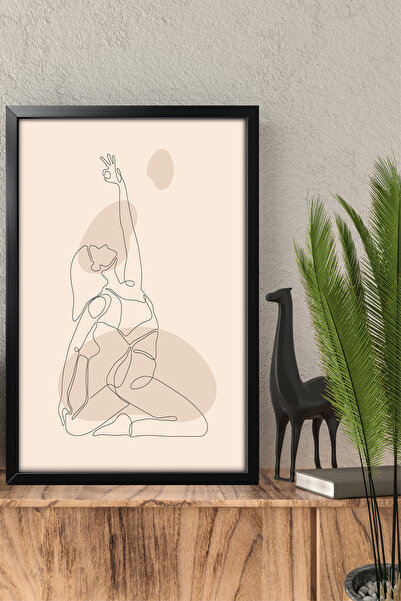 Erfa Concept Ahşap Çerçeve Görünümlü MDF Tablo Genç Odası Pop Art Tarzı Soyut...