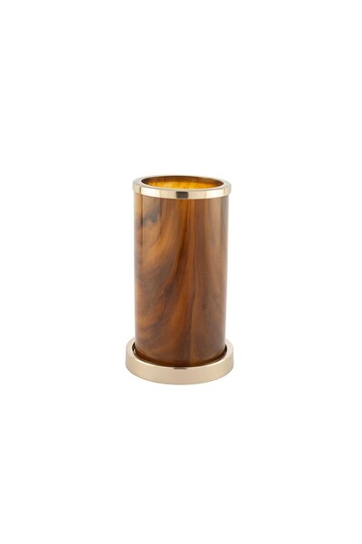 Mikasa Moor Gold Kahverengi Mumluk 15x26cm