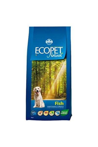 ECOPET Hrană uscată pentru câini cu pește, 12kg