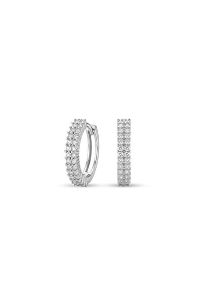 Charmist Steel Zircon Shine Earrings
