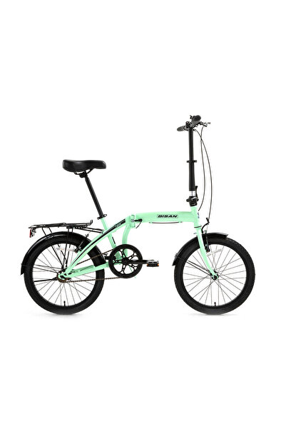 Bisan TWIN KATLANIR BİSİKLET 32CM V 20 JANT 1 VİTES MİNT YEŞİLYEŞİL SİYAH