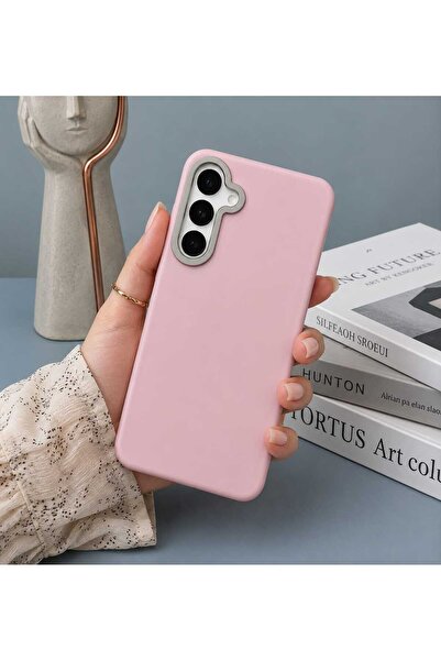 Case Samsung Galaxy S25Fe Pembe Silikon Kılıf