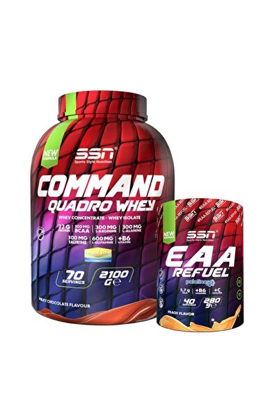 SSN Sports Style Nutrition SSN Kas Gelişim Paketi Command Quadro Whey 2100 Gr...
