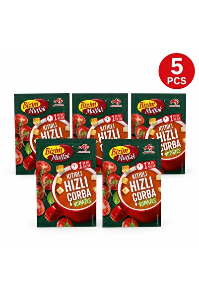 Bizim Supa de Rosii Instant la Pahar Set 5 Buc 18 Gr