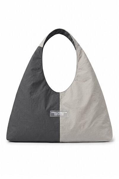 D'VERS Women's Smoked Stone Color Block Parachute Fabric Casual Daily Bag wit...