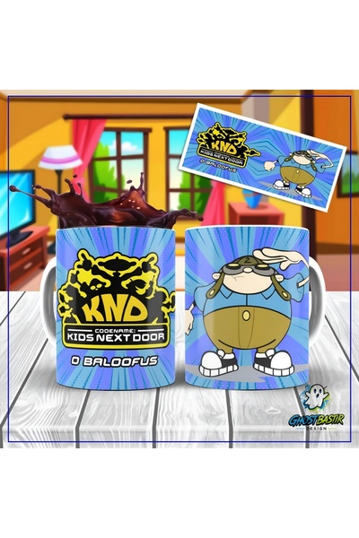 Ghostbastır Design Knd Kids Next Door Mug |   Single Piece K0286
