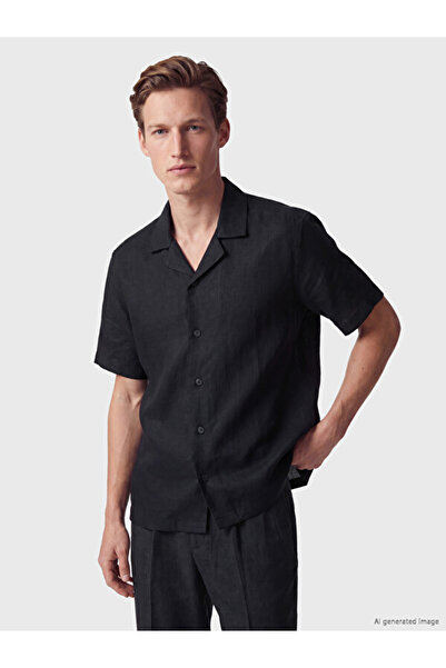 LC Waikiki Timeless Clothing & Timeless Choices Loose Fit 100% Linen Men's Shirt
