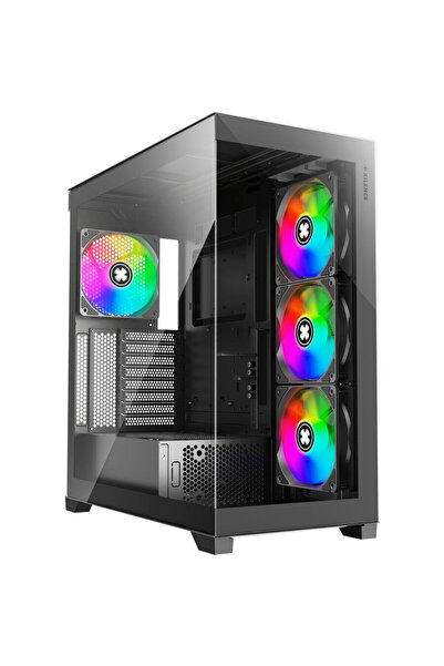 Xilence Mid Tower Fara sursa Xilent Gleam Negru
