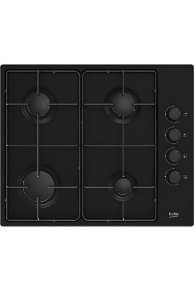 Beko Gas hob HIBG64120SB Gaz 4 zone Negru