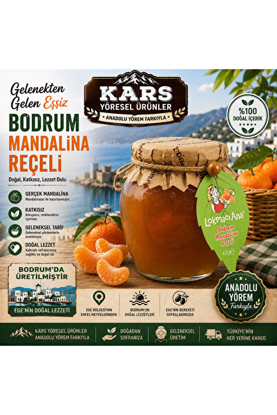 LOKMACI ANA Mandalina Kabuğu Reçeli 450 g