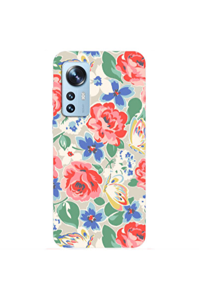 Other Xiaomi Mi 12 Pro Lady roses Transparent Silicone TPU Θήκη