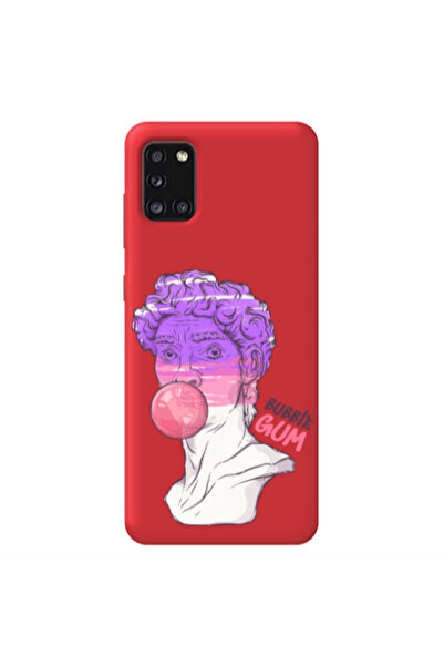 Other Samsung A41 Pin Bubble Red Colored Silicone TPU Θήκη
