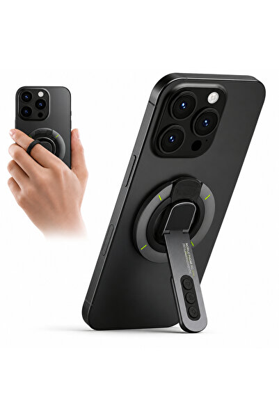 O Ozone 3-in-1 Magnetic Phone Ring Holder, 360° Rotating Grip Stand with Fold...